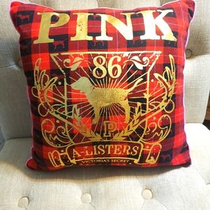 VICTORIA'S SECRET PINK VTG A-LISTERS PILLOW